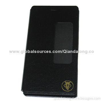PU Leather Mobile Phone Case for Huawei P7, Easy to Install and Remove